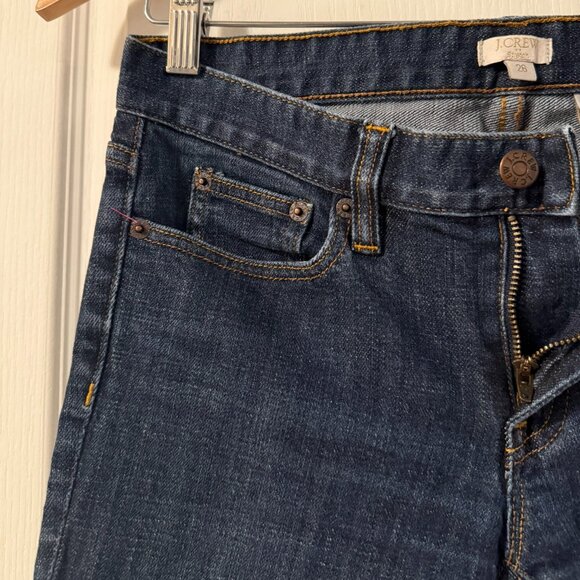 J. Crew Factory stretch ankle and cropped straight leg Jean - Picture 4 of 10